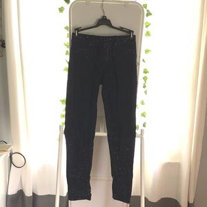 Kids gap sparkly blue jeggings